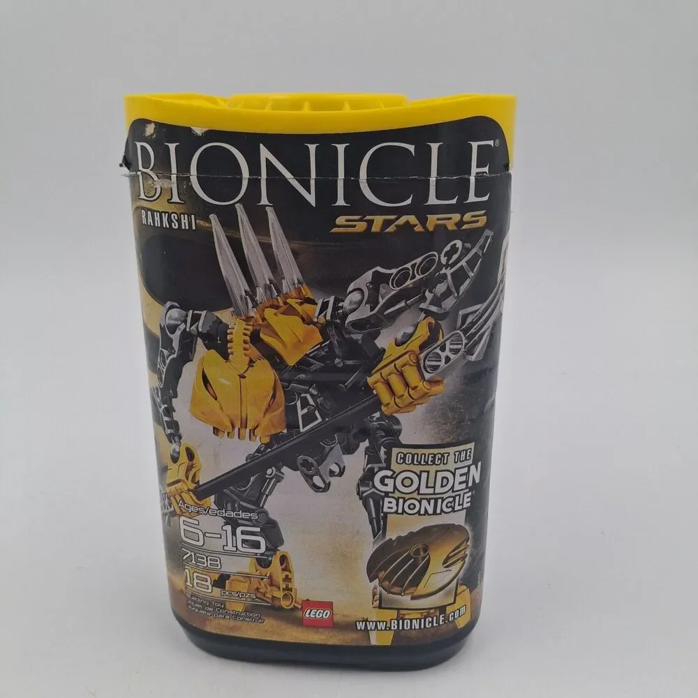 Lego Bionicle Rahkshi 7138 Stars Complete With Golden Shield Canister & Manuel